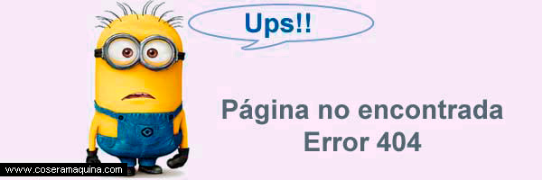 Página no encontrada Error 404